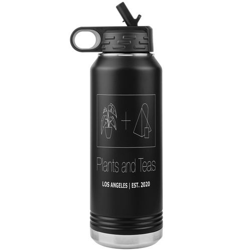 Plants + Teas Water Bottle (insulated)