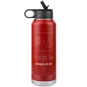 Plants + Teas Water Bottle (insulated)