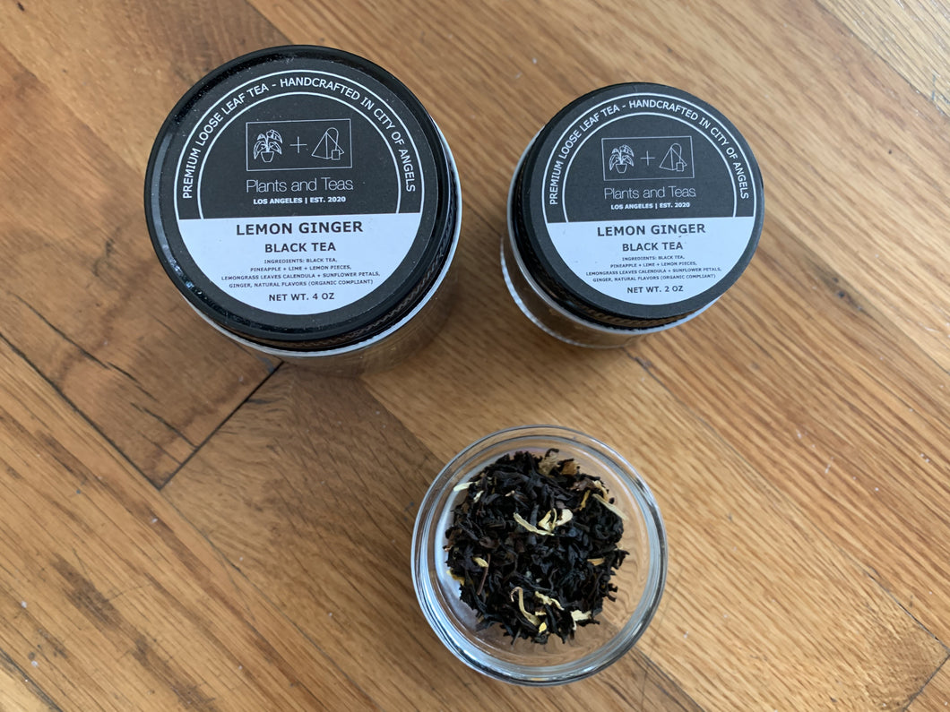 Organic Lemon Ginger Black Tea