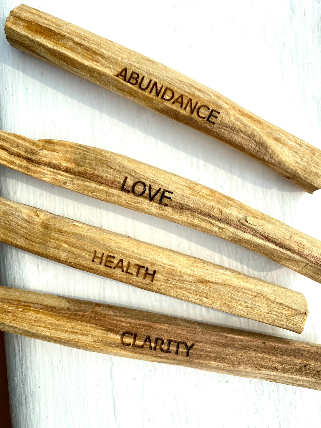 Palo Santo Affirmation Pack of 4