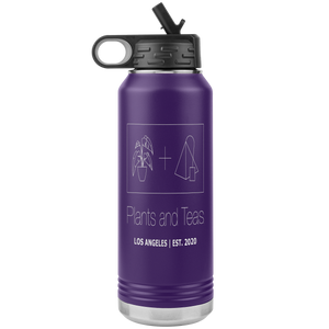 Plants + Teas Water Bottle (insulated)