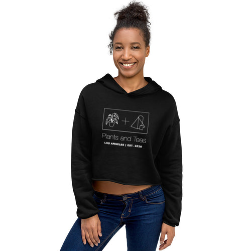 Plants and Teas Logo - Crop Hoodie